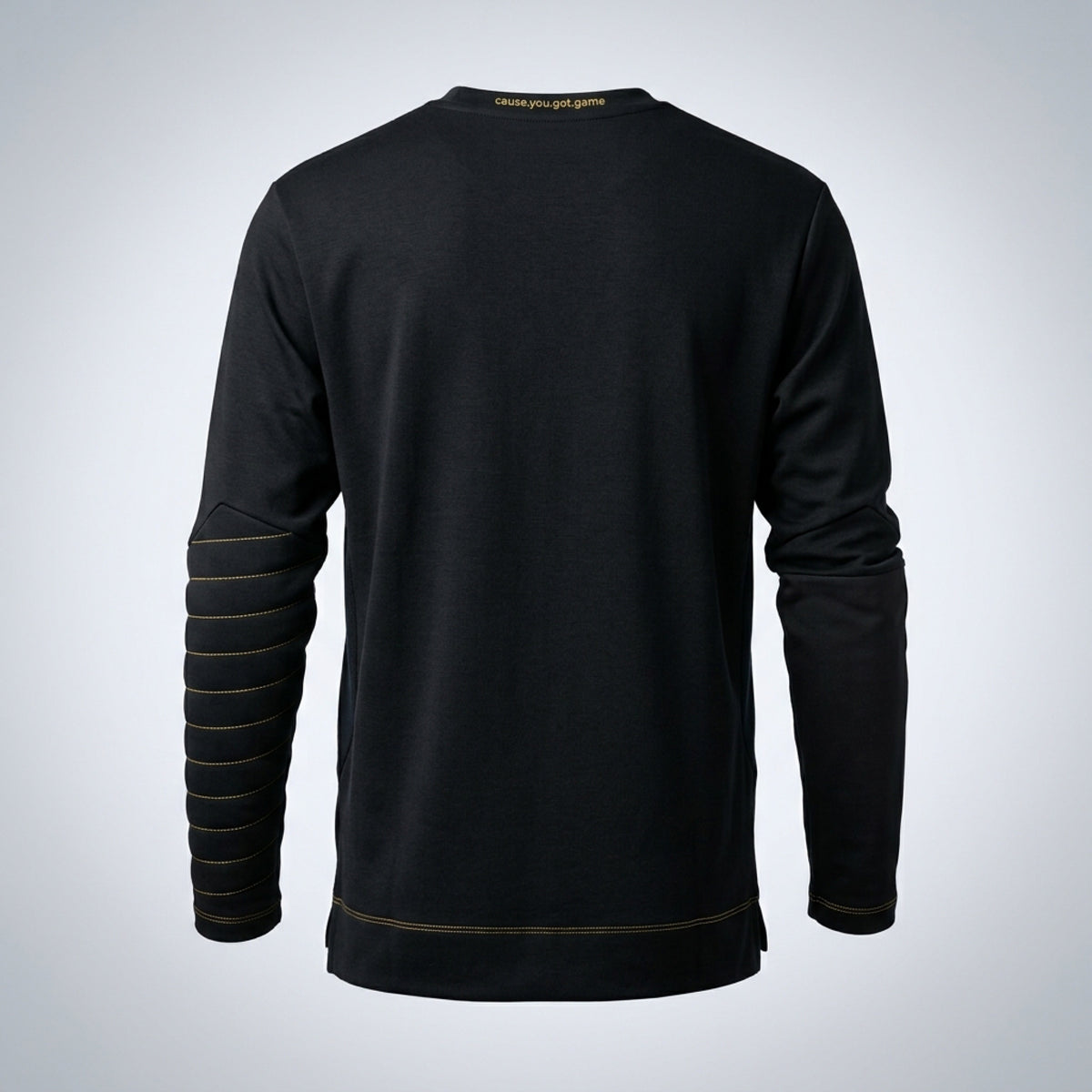 eWear Gaming Longsleeve in oblivion black, Rückansicht