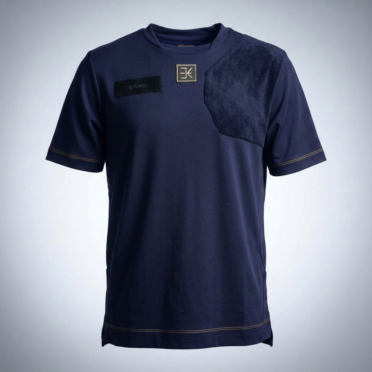 eWear Gaming Shirt in arcane blue, Vorderansicht