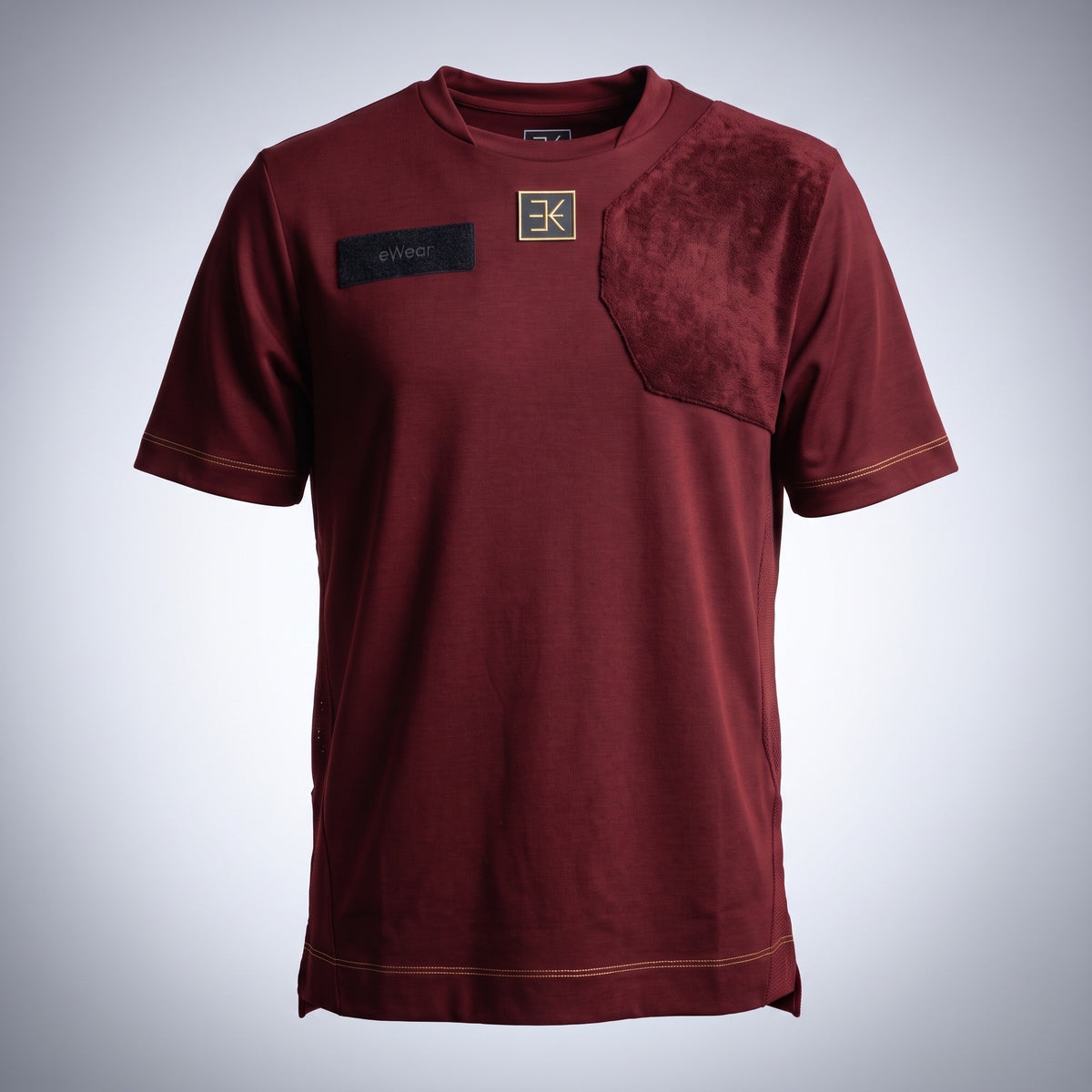 eWear Gaming Shirt in inferno red, Vorderansicht