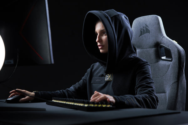 Large hood over a headset