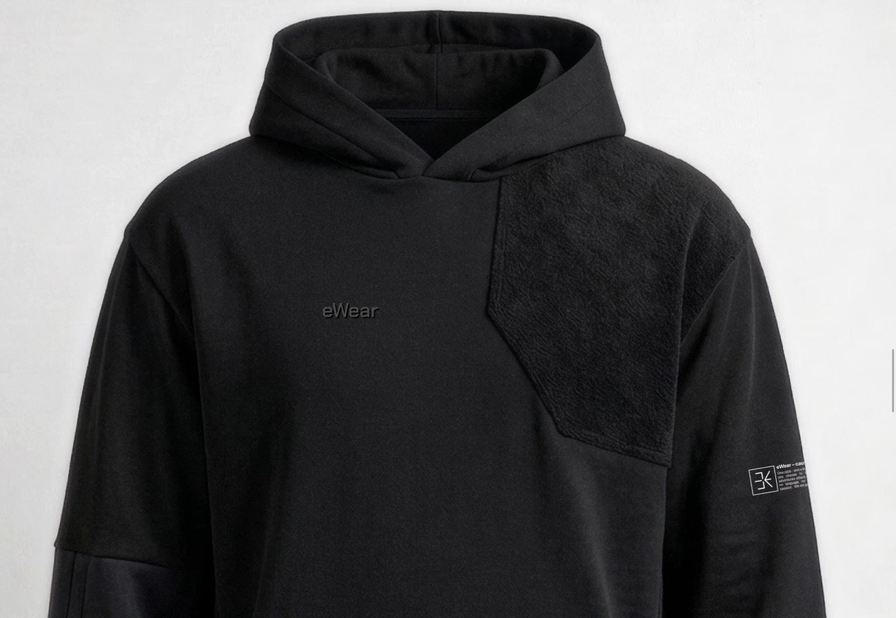 Strukturierter Patch an der Schulter des Gen2 Hoodies