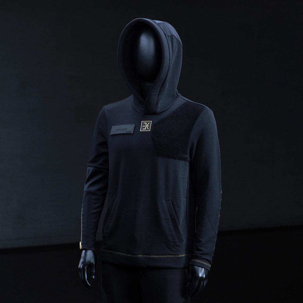 aim.one Gen1 hoodie on a mannequin