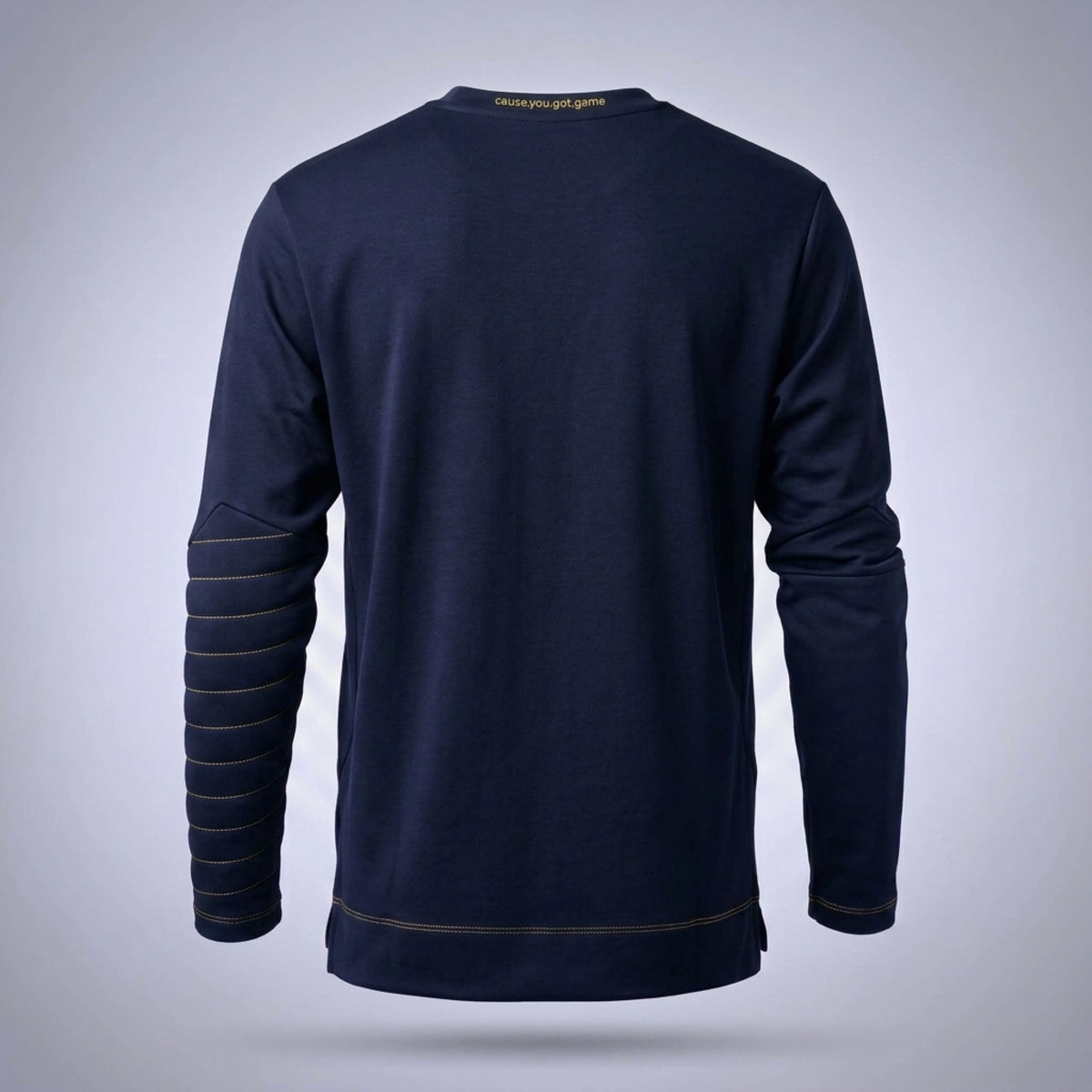 eWear Gaming Longsleeve in arcane blue, Rückansicht