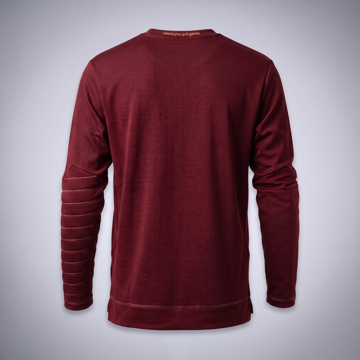 eWear Gaming Longsleeve in inferno red, Rückansicht